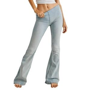 We The Free | Women’s Pull-On Flare Jeans Light Wash 26